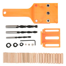41Pcs/Set Carpentry Wood Drilling Guide Tool DIY Straight Drill Hole Locator Woodworking SupplyOrange