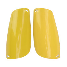 2pcs Soccer Shin Guards Football Games Leg Protection Reduce Shocks Shin Pads GuardYellow