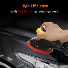 Air Random Orbital Sander 5'' Vacuum Air Sander Non-vacuum Pneumatic Sandpaper Polished Grinding Machine Pneumatic Sander