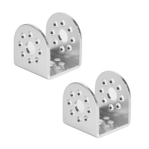 2 pcs C Type Connection Bracket Robot Part Fit for Tetrixrobotics Pitsco Connection Bracket 2