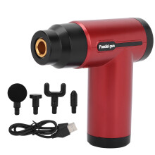 Electric Deep Tissue Percussion Muscle Massage Gun HandHeld Muscle Pain Relief Massager(Red )