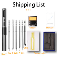 Intelligent Electric Soldering Iron Portable Soldering Station OLED Display Welding Pen with Temperature Adjustment Function