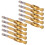 10Pcs Tap Bits Ti Coated M10 HSS Drill 6?Angle Shank Tapping Tool Screw Machine Accessory 4
