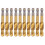 10Pcs Tap Bits Ti Coated M10 HSS Drill 6?Angle Shank Tapping Tool Screw Machine Accessory 5