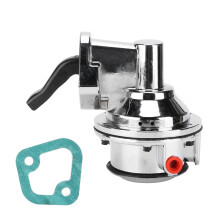 High Volume Mechanical Fuel Pump Chrome Plated Replacement for Chevy Big Block V8 Engine 396?454