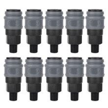 Quick Connectors Plastic Steel SM C Type Self Lock Joint Air Hose Connector Pneumatic Fittings(G1/4"??20?? )