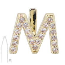 Capital Letter Shaped Hip Hop Tooth Halloween Hip Hop Decoration Teeth Brace AccessoryM Gold