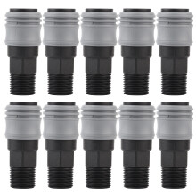 Quick Connectors Plastic Steel SM C Type Self Lock Joint Air Hose Connector Pneumatic Fittings(G1/2"??40?? )