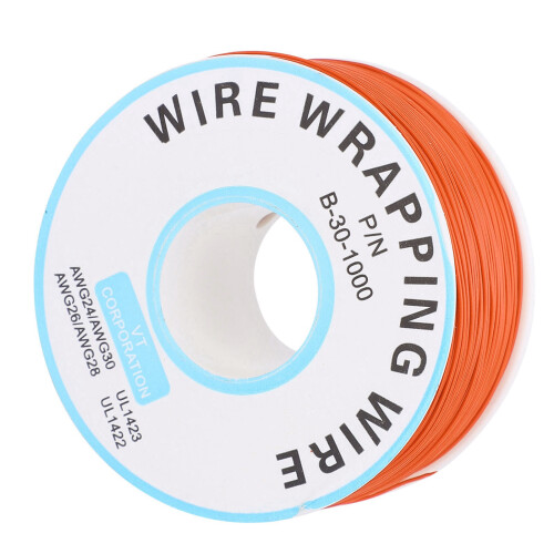 Wrapping Wire Circuit Board Flying Wire Copper Single Core Line Electronic Connecting CableOrange 2