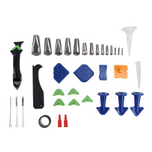 Caulking Tool Hook Knife Silicone Stainless Steel Nozzle Tape Scraper Brush Grouting Sealant Finishing Grout Tool