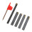 5Pcs Indexable Turning Tool Set Cemented Carbide Insert for Cutting Chamfering F4-1-10mm 4