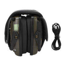 Noise Reduction Safety Earmuffs Ear Protection Foldable Shooters Hearing Protection EarmuffGreen