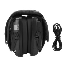 Noise Reduction Safety Earmuffs Ear Protection Foldable Shooters Hearing Protection EarmuffBlack