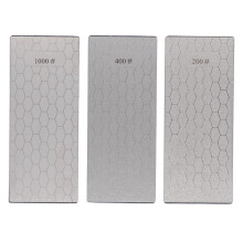 3PCS Sharpening Stone with Non Slip Base 200 400 1000 Grit Knife Sharpening Stone for Kitchen Outdoor