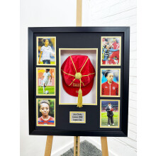 Football Honours Cap 3D Display Case: Custom Photo Frame