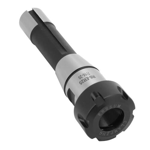 Precision R8-ER25 Spring Collet Chuck Holder   ER25 Hook Spanner Wrench 2