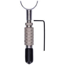 Leather Rotating Knife U shape DIY Carving Tool Alloy Steel with Wrench Protective Cover