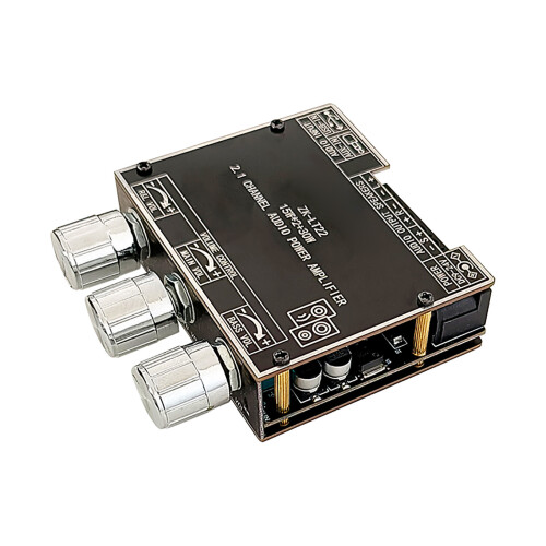 2.1 Channel Audio Amplifier Module Bluetooth Stepless Tuning 10 Sounds Audio Amplifier Board Panel 1