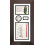 (Mahogany) Personalized Golf Photo 3D Box Frame: Scorecard & Ball Display 1