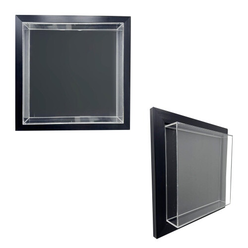 (Gold) 1" Deep Acrylic Shadow Display | 10x10" Memory Keepsake Case 2