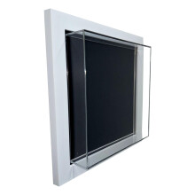 (White) 1" Deep Acrylic Shadow Display | 10x10" Memory Keepsake Case