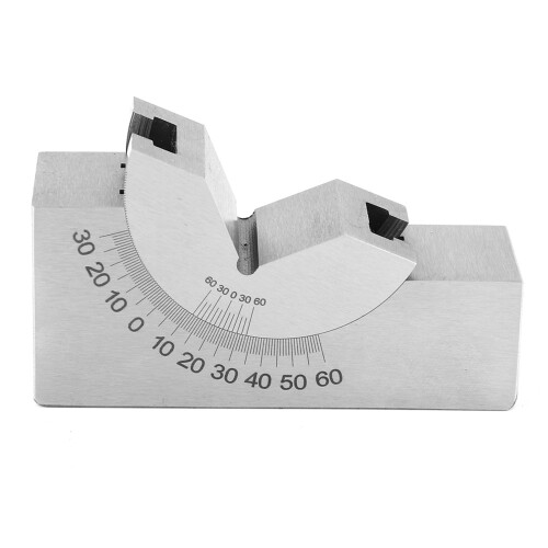 75x25x36 AP30 Tool Steel Precision Micro Adjustable Angle V Block Milling 1