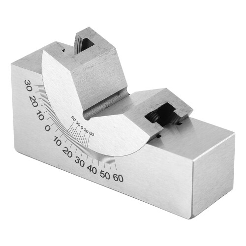 75x25x36 AP30 Tool Steel Precision Micro Adjustable Angle V Block Milling 2
