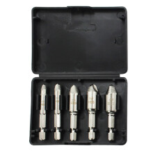 5pcs HSS Tapper Pipe Broken Screw Remover Stripped Screw Tap Extractor