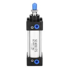 Air Pneumatic Cylinder Double Acting SC40 Standard Aluminum Alloy ComponetsSC40x175