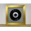 (Gold) 12inch Vinyl Record Frame: Grey Mount, 16"x16" Overall Size 1