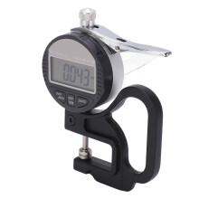 Digital Display Paper Leather Cloth Thickness Gauge Measuring Tool Range 0-12.7mm 0.001mm