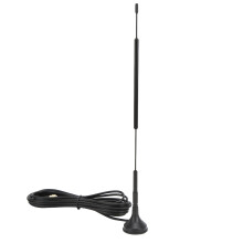 Radio Antenna 2.4G 12DBI SMA Inner Needle Interface Detachable Suction Cup Antenna for Wireless Monitoring 50W 50??