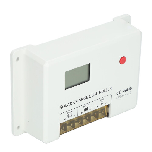 Solar Charge Controller LCD Display Charging Parameters Adjustable MOS PWM Solar Charge Regulator 12V 24V 40A 1