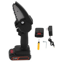 Mini Electric Chainsaw Charging Woodworking Garden Trimming Tools FYD?003 Black