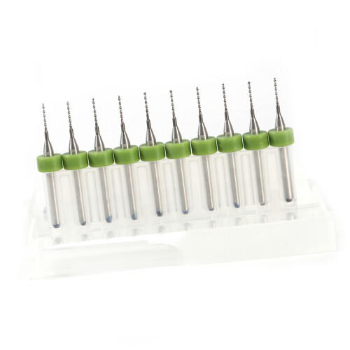 Mini Mirco Solid PCB Print Circuit Board CNC Drill Bits Tools (0.7mm) 1