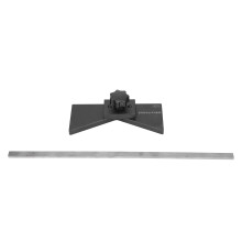 Center Point Finder Circular Workpiece Positioning Scriber Aluminum Strip Woodworking Gauge