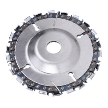 4 Inch Chain Disc 22 Tooth Angle Grinder Fine Chain Saw Plate for Woodcarving Cutting Tool