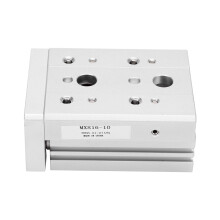 MXS16 Pneumatic Guide Rail Cylinder High Accuracy 16??2mm Bore Size Double ActingMXS16‑10