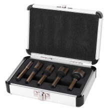 5PCs Chamfer Bit Five Blade 82?? Woodworking Tool Hand Operated Tools for Carpentry(82 ??5 PCs Roasted Yellow Chamfer (Aluminum Box) )