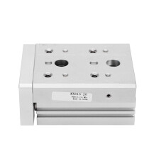 MXS16 Pneumatic Guide Rail Cylinder High Accuracy 16??2mm Bore Size Double ActingMXS16‑20