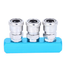 Air Compressor Quick Connector C‑Type Fast Coupler Pneumatic Components Aluminum Alloy