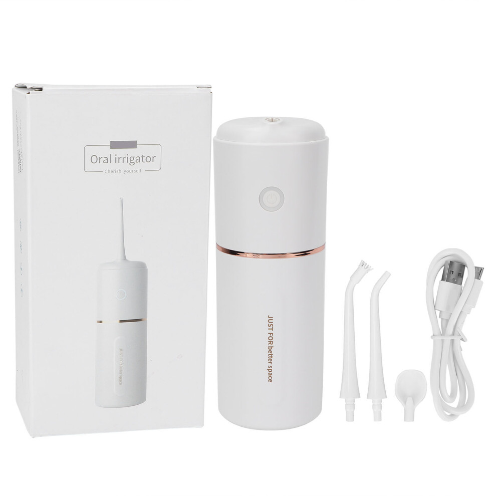 Electric Oral Irrigator Rechargeable Portable Water Teeth Cleaner for Dental CareWhite-image-OPC-PSPBJ7H-NEW