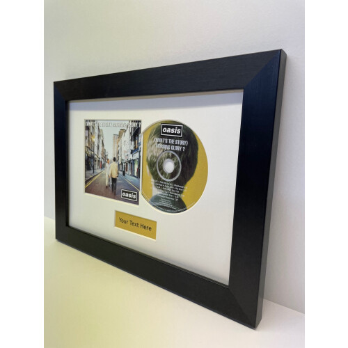 (Grey, Black) Framed CD & Cover Art Display: Custom Music Gift 1