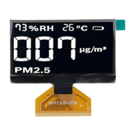 2.42in Display Screen Module Organic Light Emitting Diode Screen SSD1309 Welding Installation Display Module White