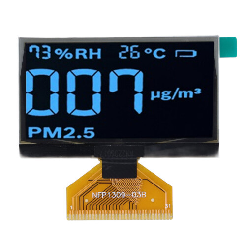 2.42in Display Screen Module Organic Light Emitting Diode Screen SSD1309 Welding Installation Display Module Blue