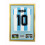 (Gold) DIY Football Shirt Frame: Black 30mm Frame, Light Blue Mount 1