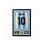 (Black) DIY Football Shirt Frame: Black 30mm Frame, Light Blue Mount 1