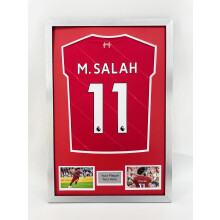 (Silver) DIY Football Shirt Frame: Adult Jersey Display with Red Mount