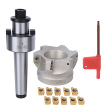 MTB3 FMB27 Collet Chuck Holder 80 Milling Cutter 1604APMT Milling Cutter Inserts(10PCS Milling Cutter Inserts )