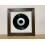 (Mahogany) 7-Inch Vinyl Record Frame: White Mount, 11"x11" Frame 1